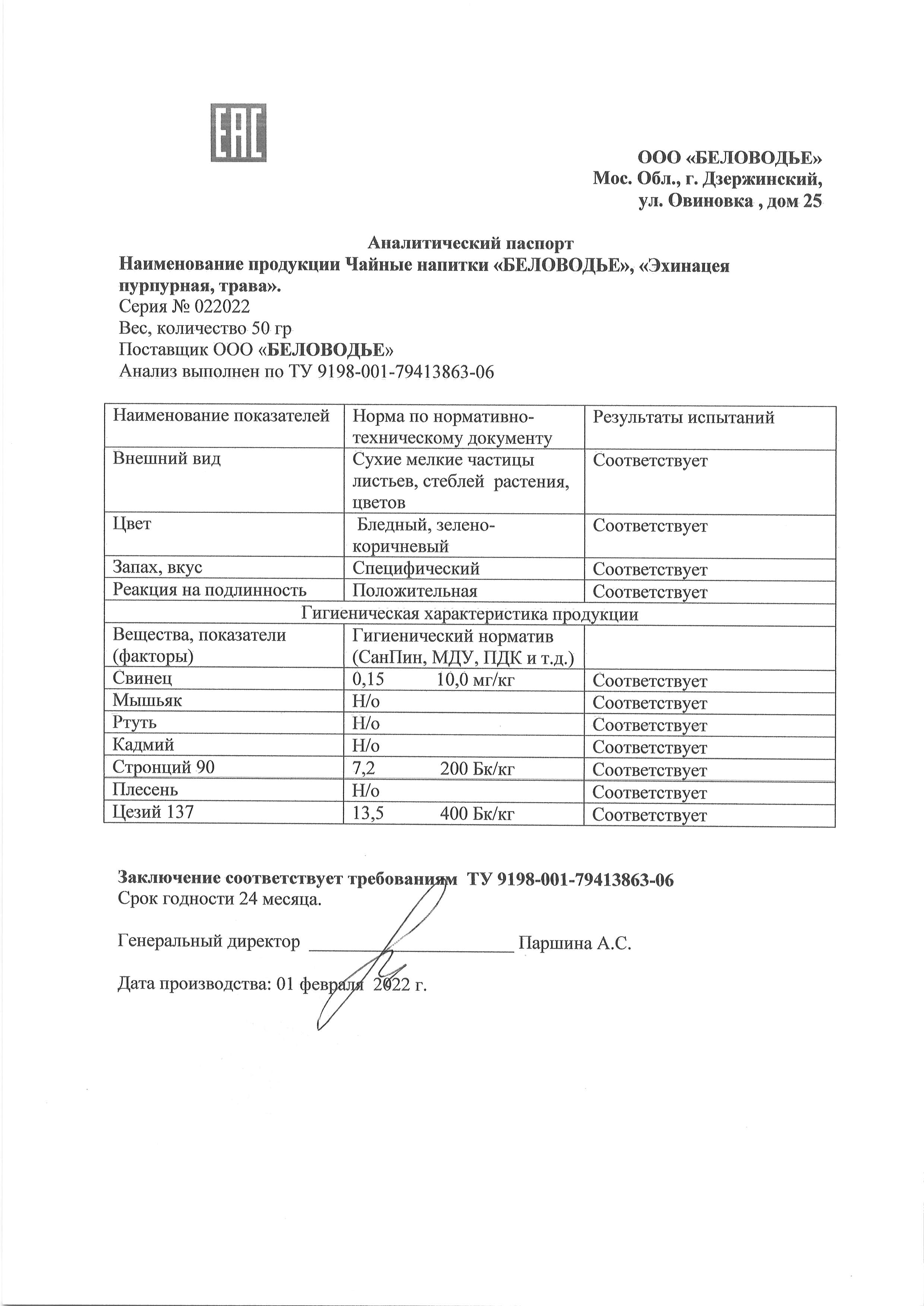 Паспорт №022022